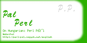 pal perl business card